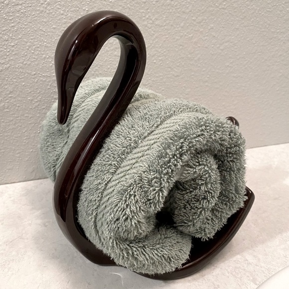 Vintage Bath Vtg Swan Towel Holder Poshmark